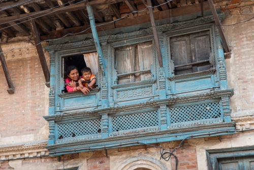 Aux détours d'une ruelle Bhaktapur (REP070-53806)