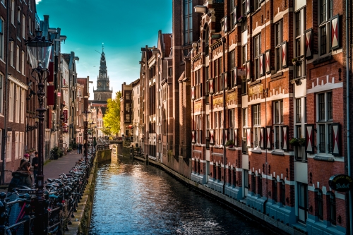 Canal en ville Amsterdam (REEP029-42033)