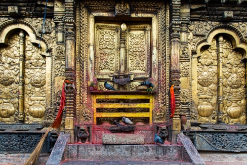 Décoration de temple Bhaktapur (REP079-53744)