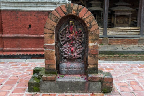 Déesse Hindoue Taleju Bhawani Bhaktapur (REP079-53769)