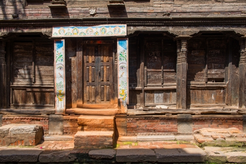 Entré de maison Bhaktapur (REP079-53542)