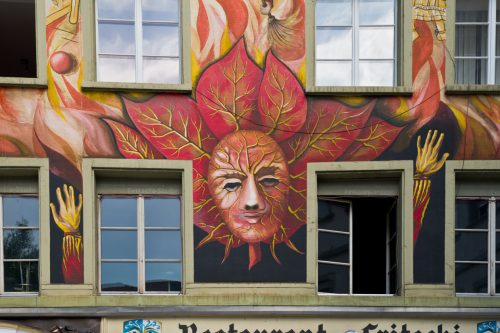 Facade Vielle ville Lucerne (REP114-37358)