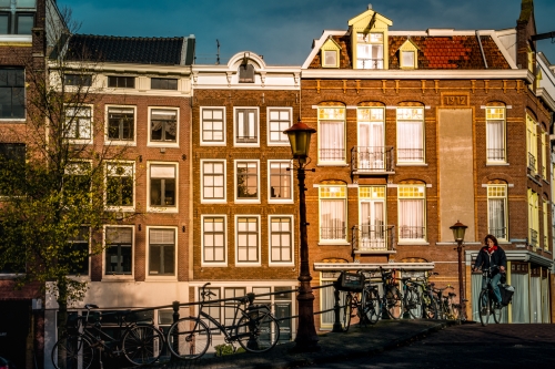 Facades traditionnelles Amsterdam (REP029-41661)