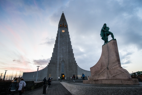 Hallgrímskirkja cathédrale Reykjavik (REP085_55795)