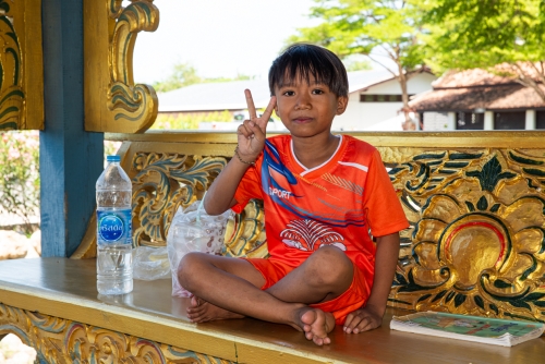 Jeune garcon Thailandais, Ancien city Bangkok (REP130-90946)