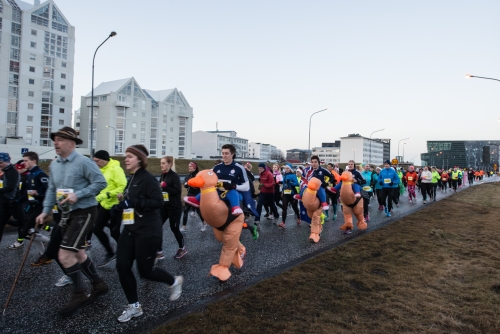 Joging du 1er janvier Reykjavik (REP085_55880)
