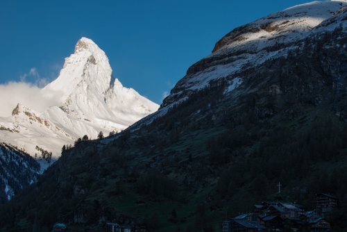 Lever de soleil Cervin depuis Zermatt (REP019_45324)