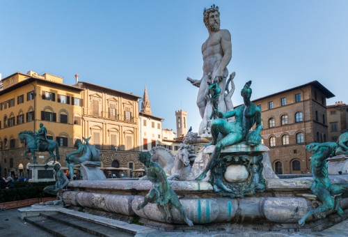 Piazza Della Signora-Fontaine de Neptune Florence (REP088- 65171)