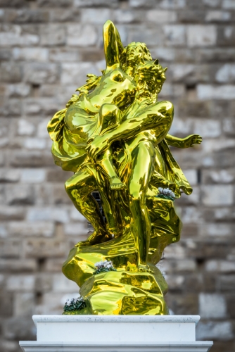 Piazza Della Signore - Statue dorée Florence (REP088-65167)