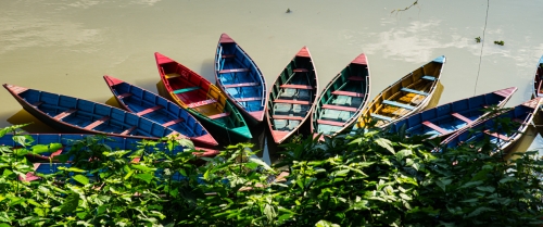 Pokhara barques de pêche (REP081_54643)