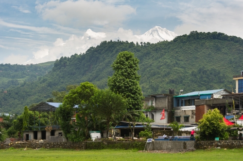 Pokhara vue sur l'anapurna (REP081_54747)