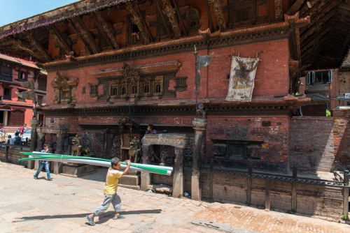 Reconstruction autour de Durbar Square Bhaktapur (REP079-53684)