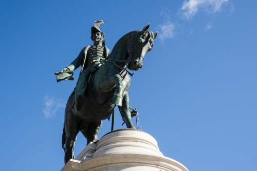 Statue de Dom Pedro IV- Porto-Portugal (REP023_37905)
