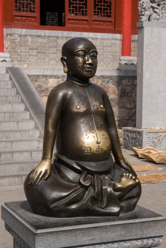 Statue en bronze Shaolin (REP054_20141)
